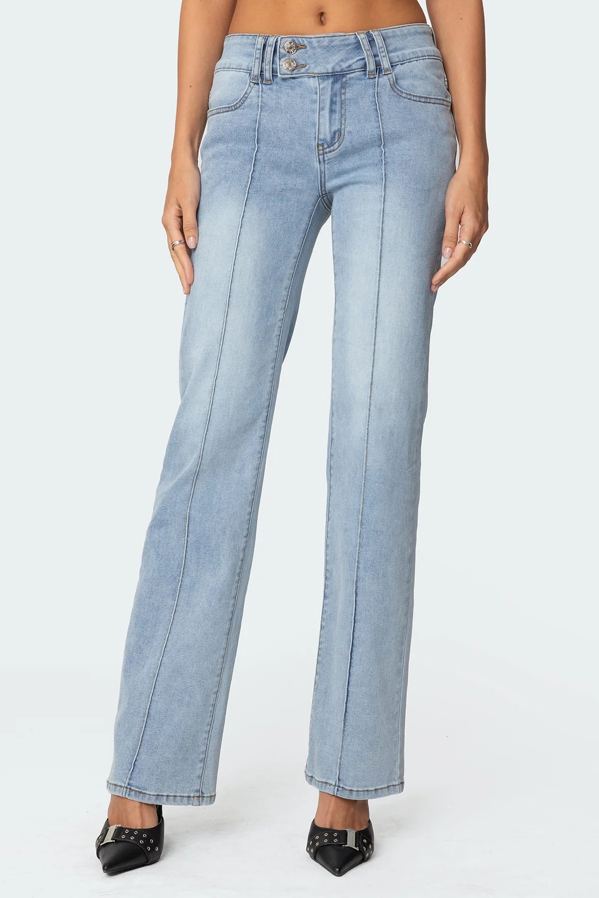 Avril Low Rise Bootcut Jeans