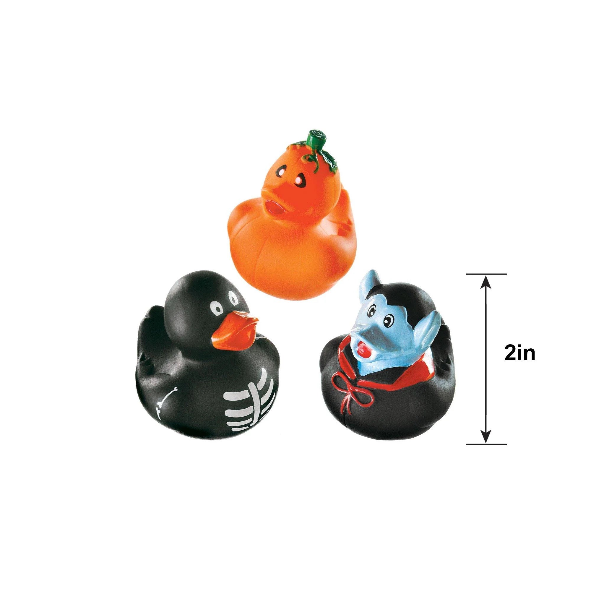 Halloween Rubber Ducks, 2in, 16ct