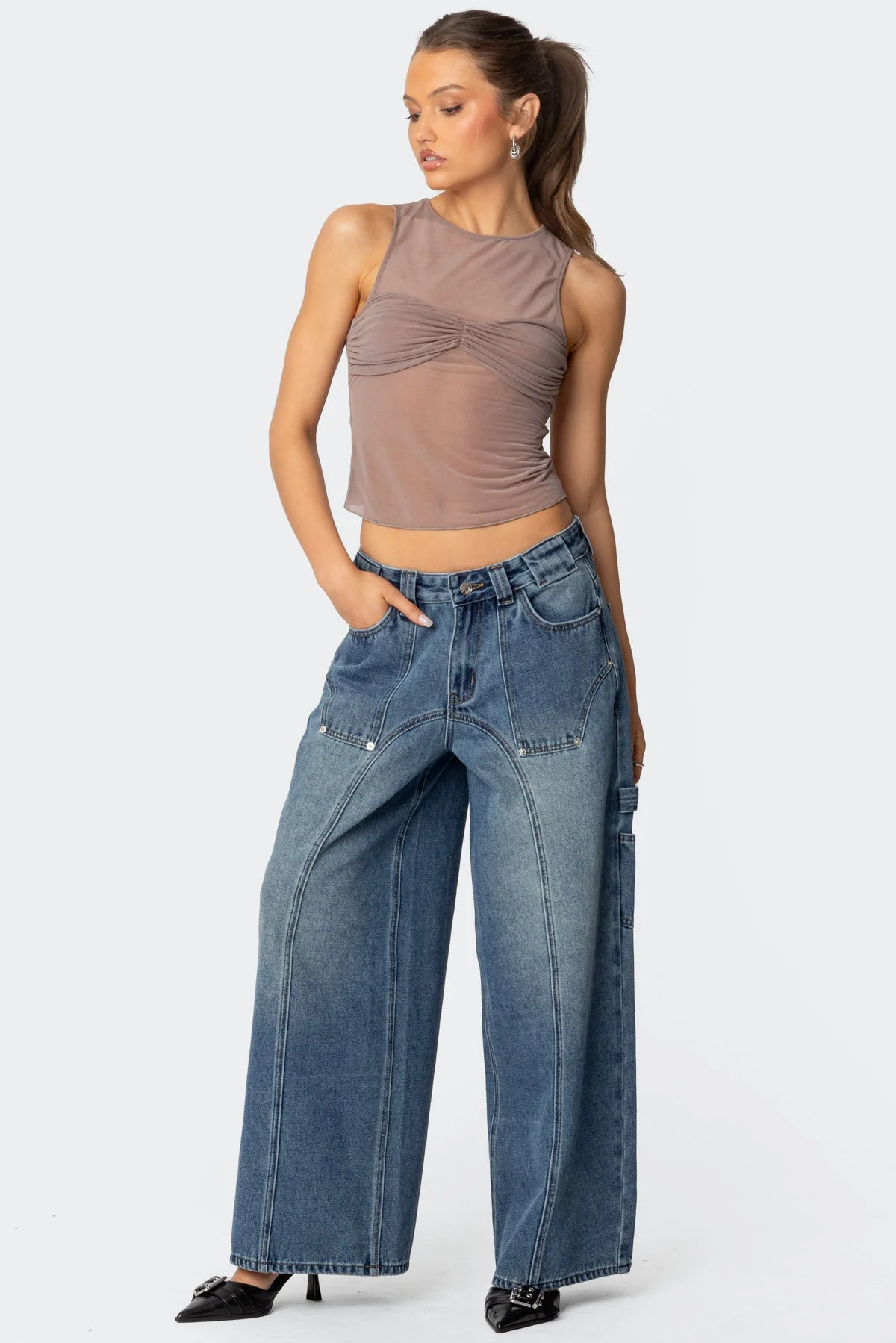 Tal Low Rise Baggy Carpenter Jeans